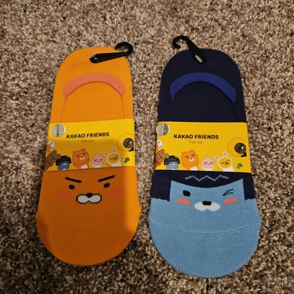 2 pairs Kakao Friends Socks OS